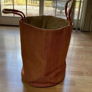The Dharma Door Jute Basket 19" high x 16" diameter